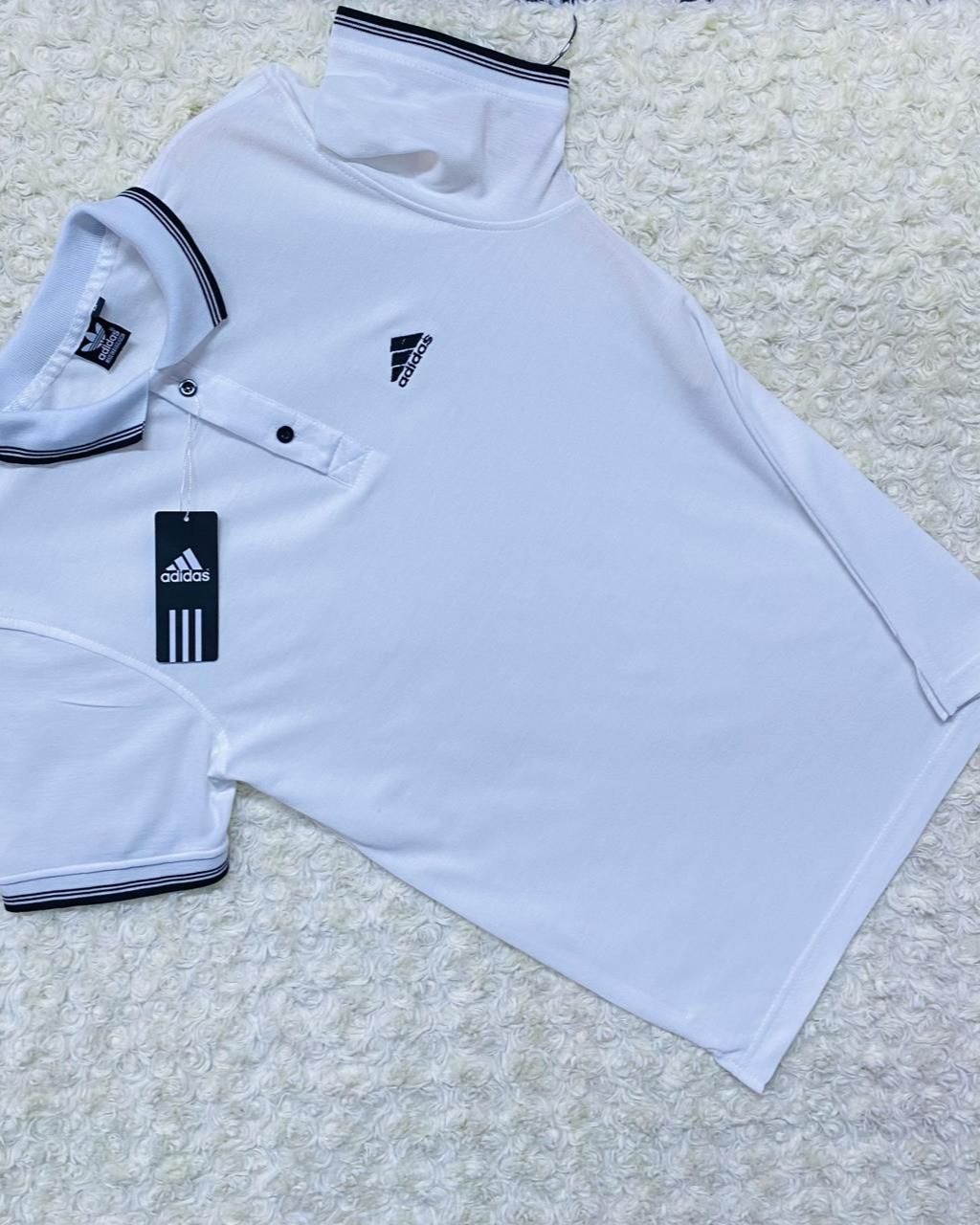 ADDIDAS PLAIN COLLER T SHIRT thumbnail