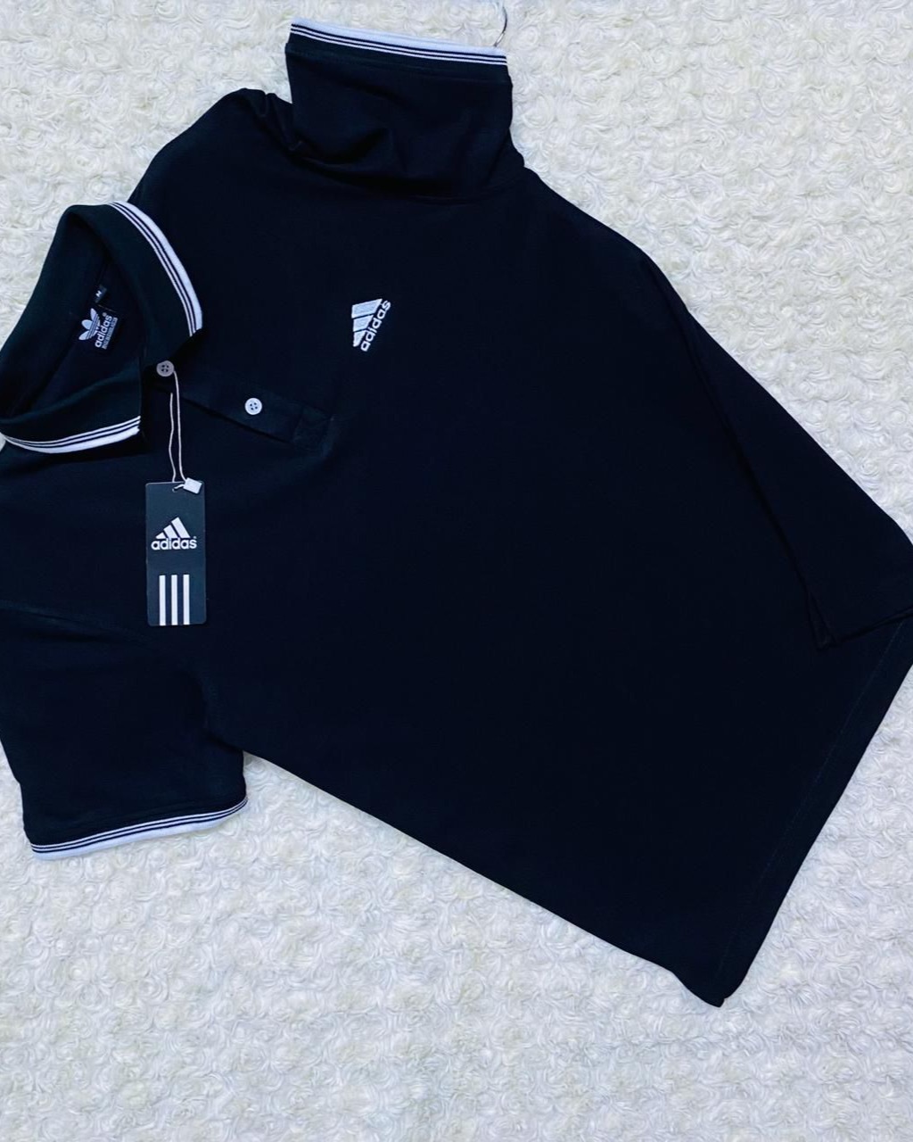 ADDIDAS PLAIN COLLER T SHIRT thumbnail