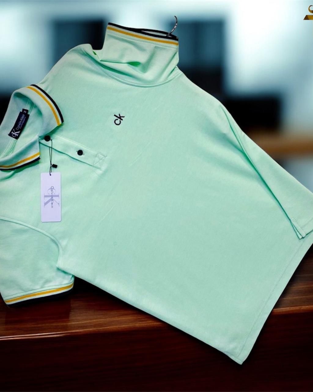 CK PLAIN COLLER T SHIRT