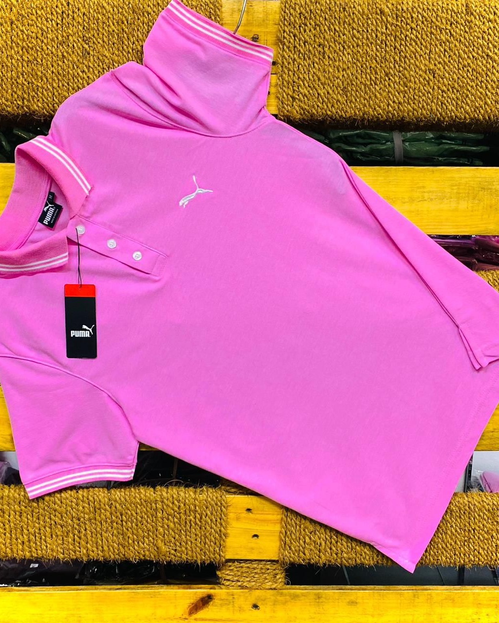 PUMA PLAIN COLLER T SHIRT thumbnail