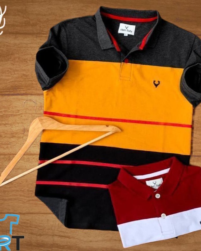 ALLEN SOLLY MIX COLOR T SHIRT  thumbnail