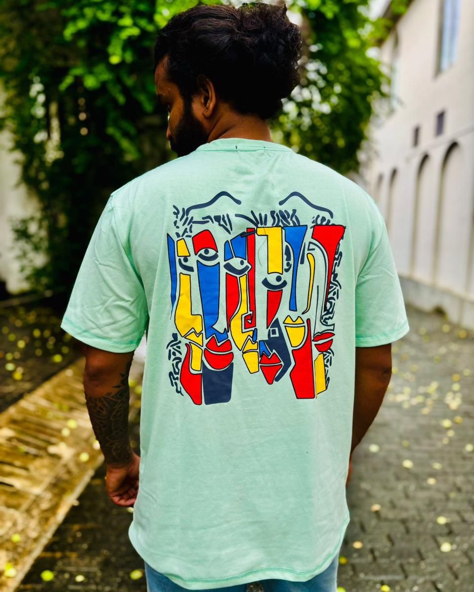 BACK PRINT T SHIRT(2)