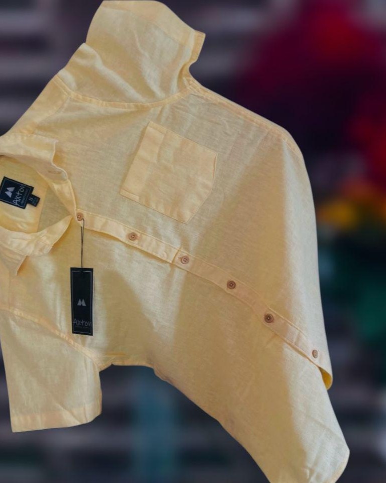 LINAN PLAIN SHIRT SHORT SELVE