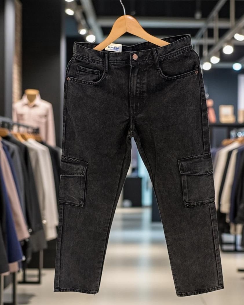 ACID WASH BELT DENIM POCKET 2