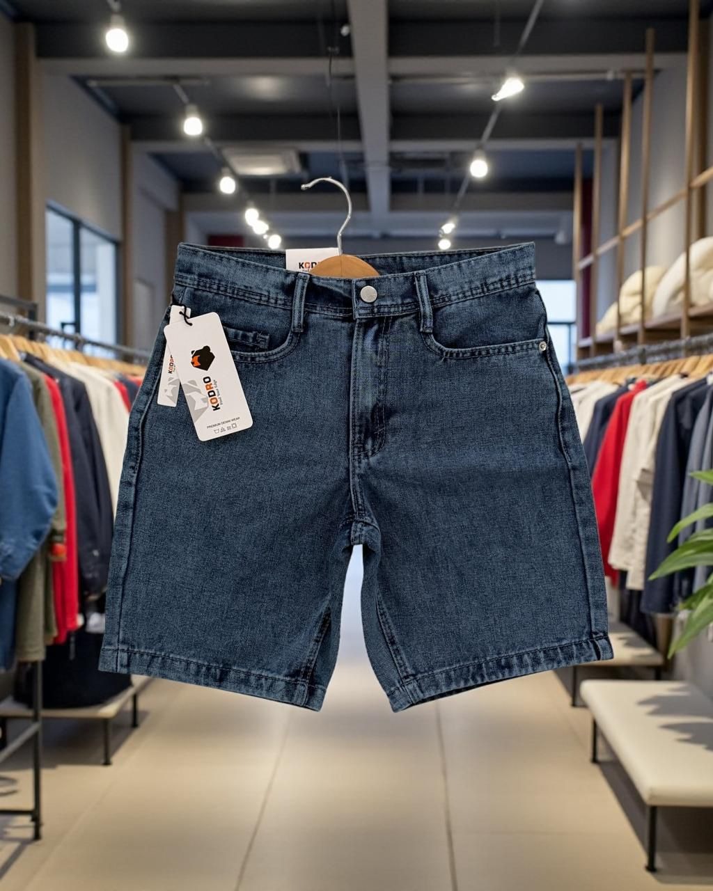 BELT NOMAL DENIM SHORT